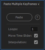 Paste Multiple Keyframes   -  2
